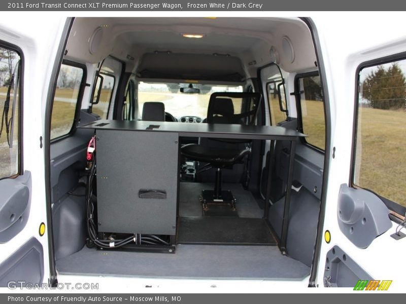 Frozen White / Dark Grey 2011 Ford Transit Connect XLT Premium Passenger Wagon