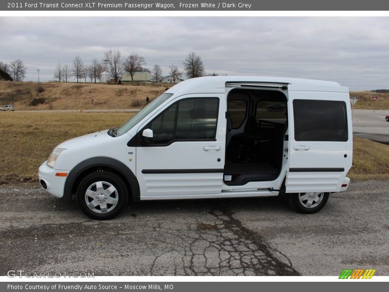 Frozen White / Dark Grey 2011 Ford Transit Connect XLT Premium Passenger Wagon