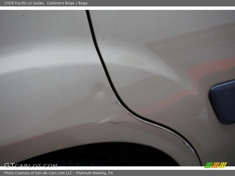 Cashmere Beige / Beige 2008 Kia Rio LX Sedan