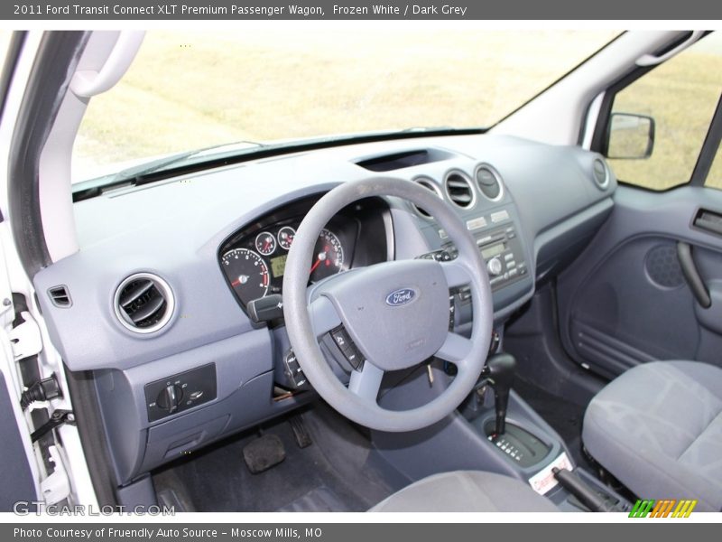 Frozen White / Dark Grey 2011 Ford Transit Connect XLT Premium Passenger Wagon