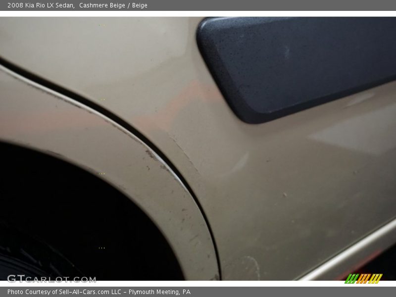 Cashmere Beige / Beige 2008 Kia Rio LX Sedan