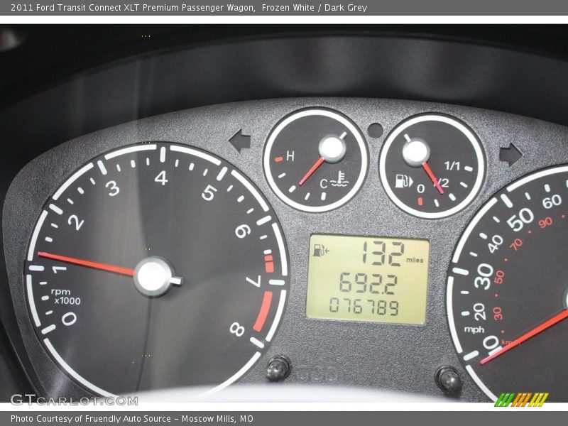 Frozen White / Dark Grey 2011 Ford Transit Connect XLT Premium Passenger Wagon
