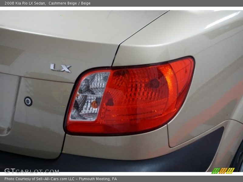 Cashmere Beige / Beige 2008 Kia Rio LX Sedan