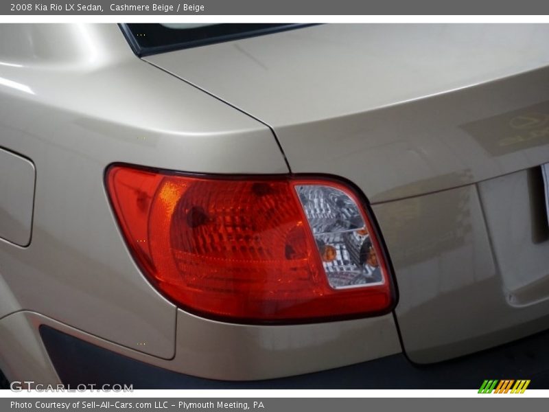 Cashmere Beige / Beige 2008 Kia Rio LX Sedan