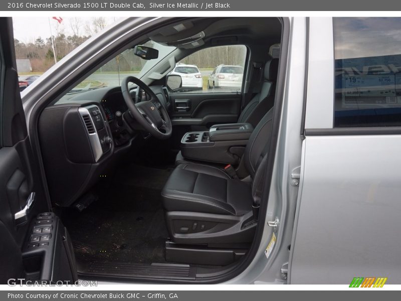 Silver Ice Metallic / Jet Black 2016 Chevrolet Silverado 1500 LT Double Cab