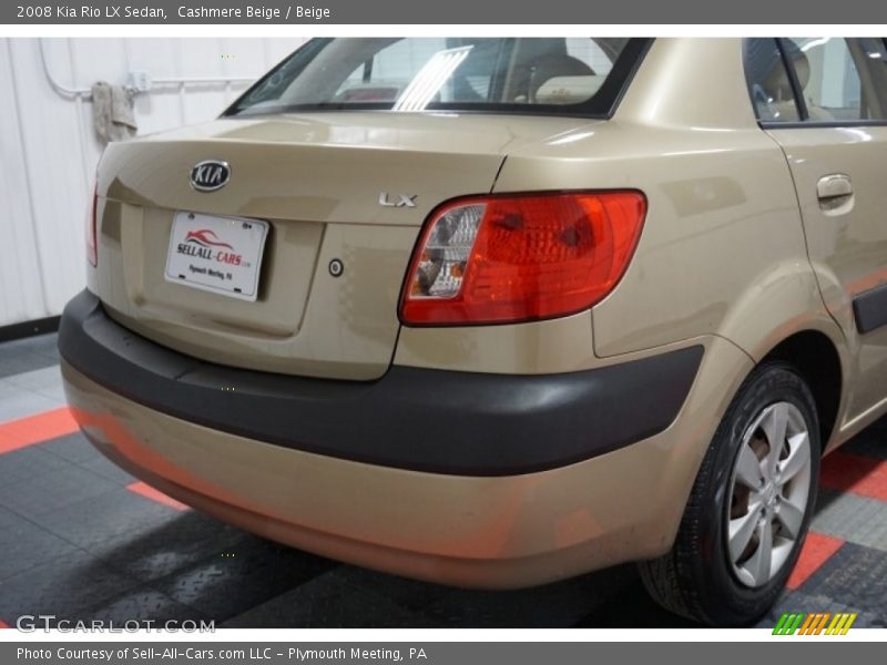 Cashmere Beige / Beige 2008 Kia Rio LX Sedan