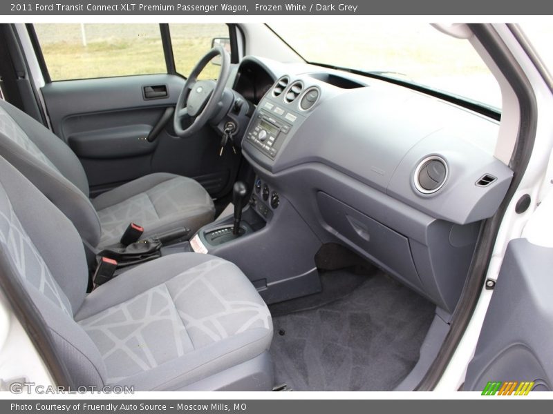 Frozen White / Dark Grey 2011 Ford Transit Connect XLT Premium Passenger Wagon