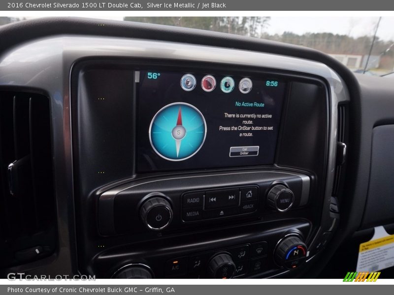 Silver Ice Metallic / Jet Black 2016 Chevrolet Silverado 1500 LT Double Cab