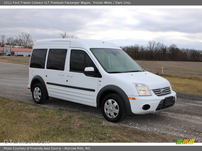 Frozen White / Dark Grey 2011 Ford Transit Connect XLT Premium Passenger Wagon