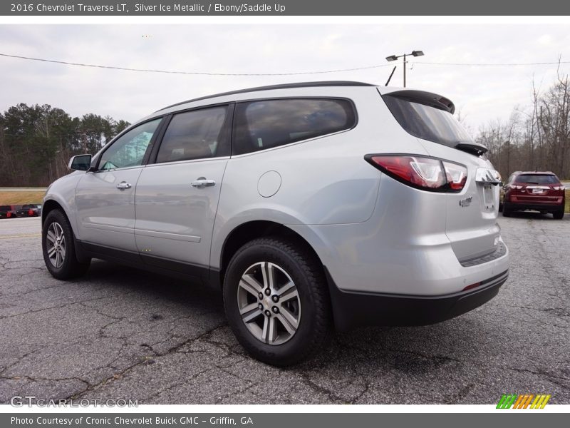 Silver Ice Metallic / Ebony/Saddle Up 2016 Chevrolet Traverse LT