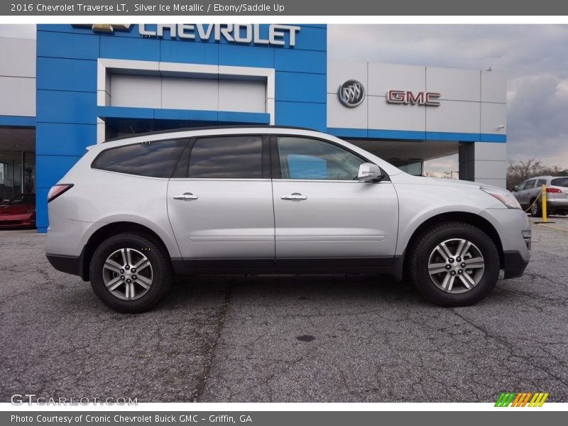 Silver Ice Metallic / Ebony/Saddle Up 2016 Chevrolet Traverse LT