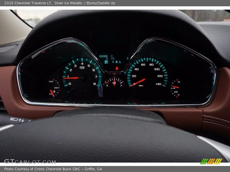 Silver Ice Metallic / Ebony/Saddle Up 2016 Chevrolet Traverse LT