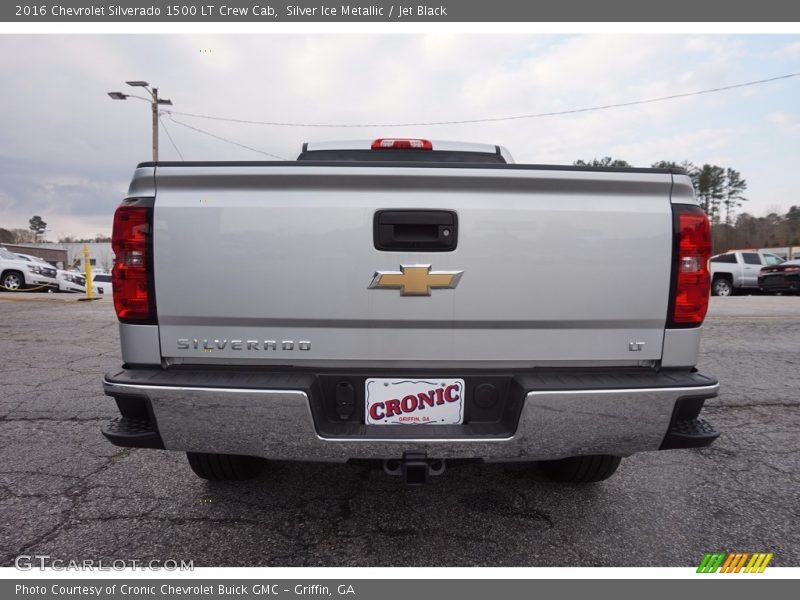 Silver Ice Metallic / Jet Black 2016 Chevrolet Silverado 1500 LT Crew Cab