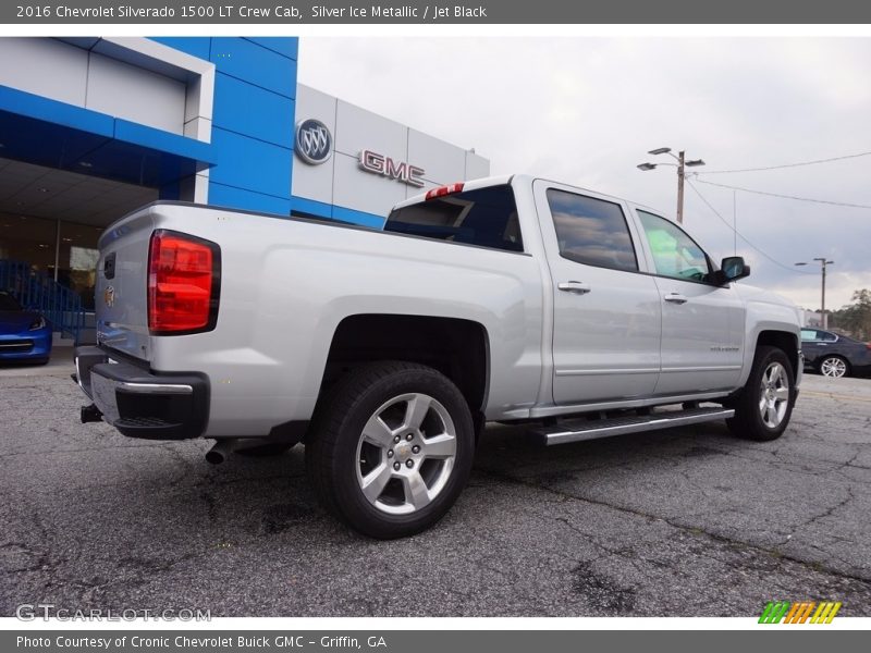Silver Ice Metallic / Jet Black 2016 Chevrolet Silverado 1500 LT Crew Cab