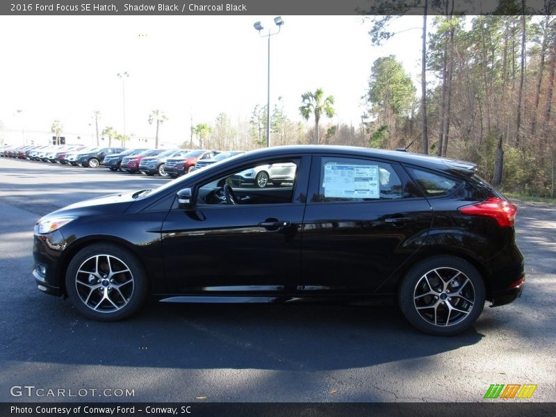 Shadow Black / Charcoal Black 2016 Ford Focus SE Hatch