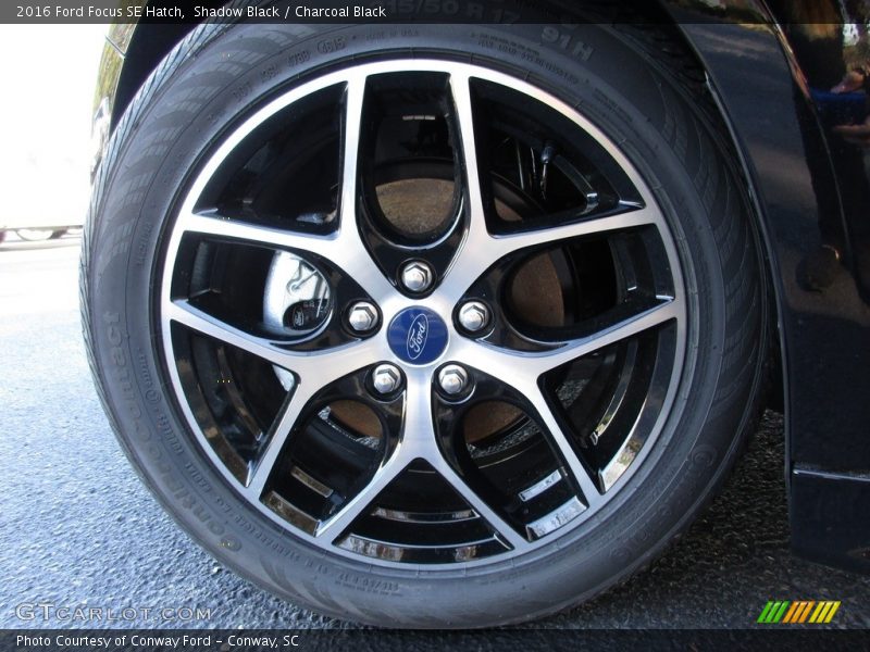 Shadow Black / Charcoal Black 2016 Ford Focus SE Hatch