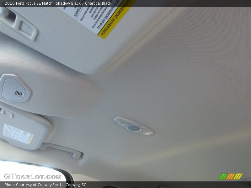 Shadow Black / Charcoal Black 2016 Ford Focus SE Hatch