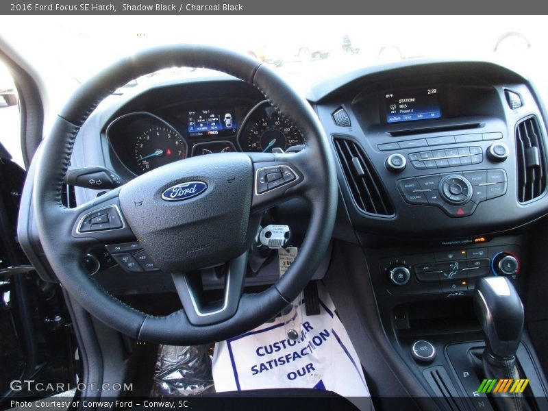 Shadow Black / Charcoal Black 2016 Ford Focus SE Hatch