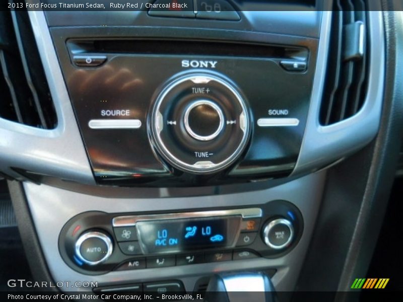 Ruby Red / Charcoal Black 2013 Ford Focus Titanium Sedan