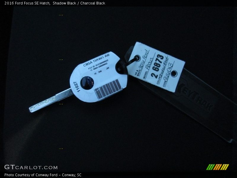 Shadow Black / Charcoal Black 2016 Ford Focus SE Hatch