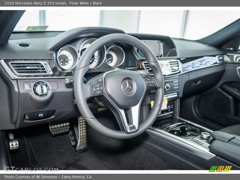 Polar White / Black 2016 Mercedes-Benz E 350 Sedan