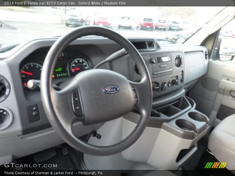 Oxford White / Medium Flint 2014 Ford E-Series Van E250 Cargo Van