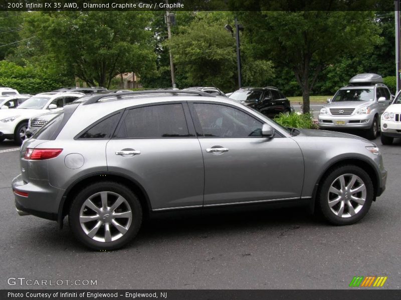 Diamond Graphite Gray / Graphite 2005 Infiniti FX 35 AWD