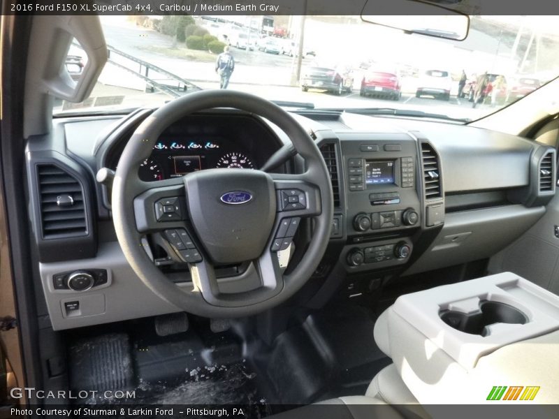 Caribou / Medium Earth Gray 2016 Ford F150 XL SuperCab 4x4