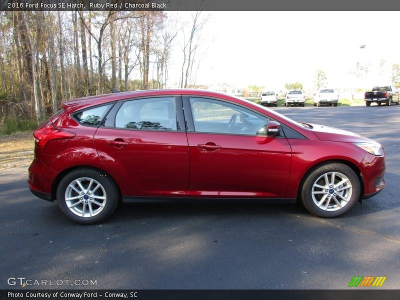 Ruby Red / Charcoal Black 2016 Ford Focus SE Hatch