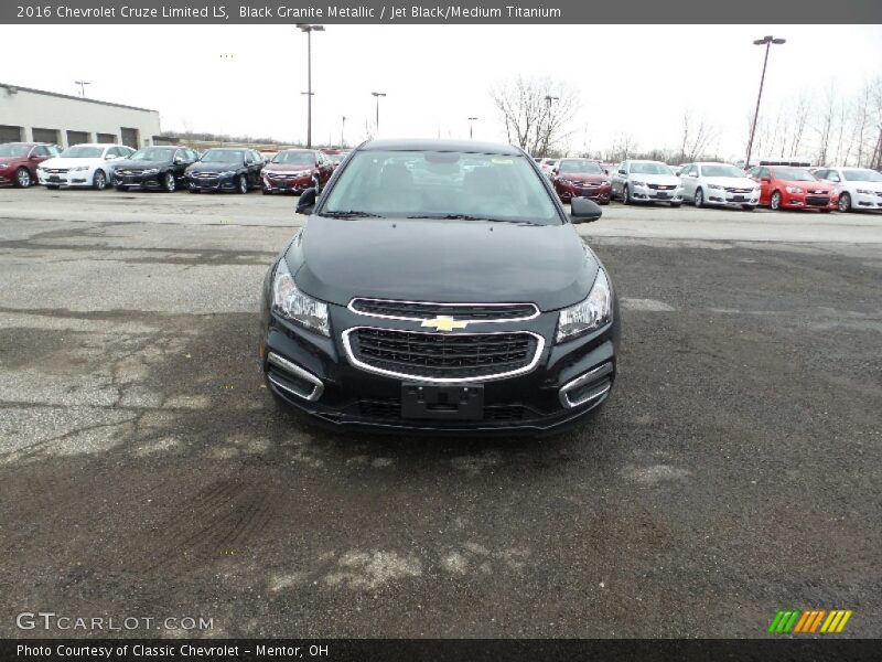 Black Granite Metallic / Jet Black/Medium Titanium 2016 Chevrolet Cruze Limited LS