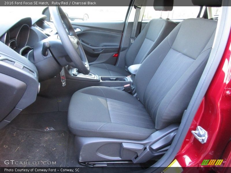 Ruby Red / Charcoal Black 2016 Ford Focus SE Hatch