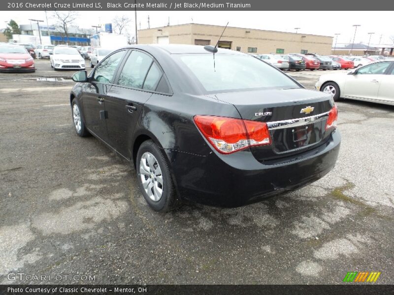 Black Granite Metallic / Jet Black/Medium Titanium 2016 Chevrolet Cruze Limited LS