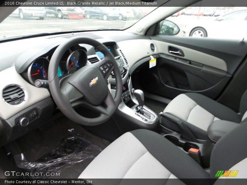 Black Granite Metallic / Jet Black/Medium Titanium 2016 Chevrolet Cruze Limited LS