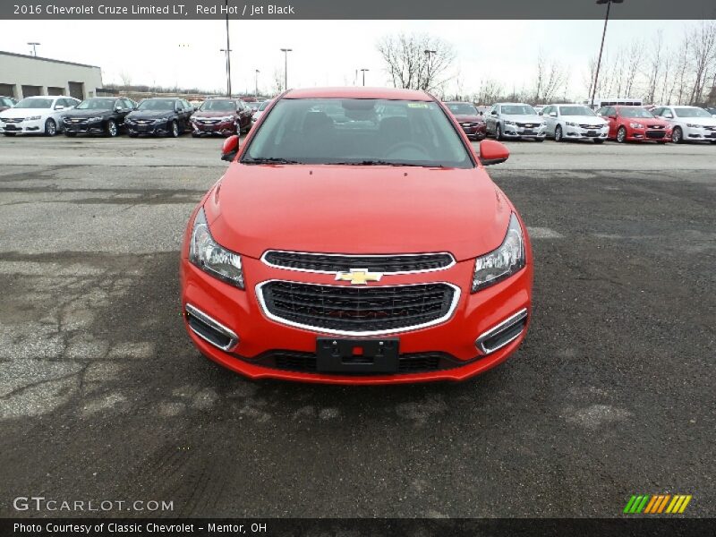 Red Hot / Jet Black 2016 Chevrolet Cruze Limited LT