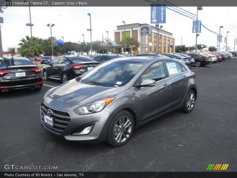 Galactic Gray / Black 2016 Hyundai Elantra GT