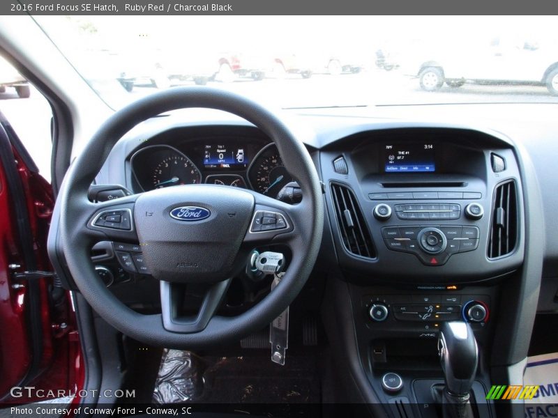Ruby Red / Charcoal Black 2016 Ford Focus SE Hatch