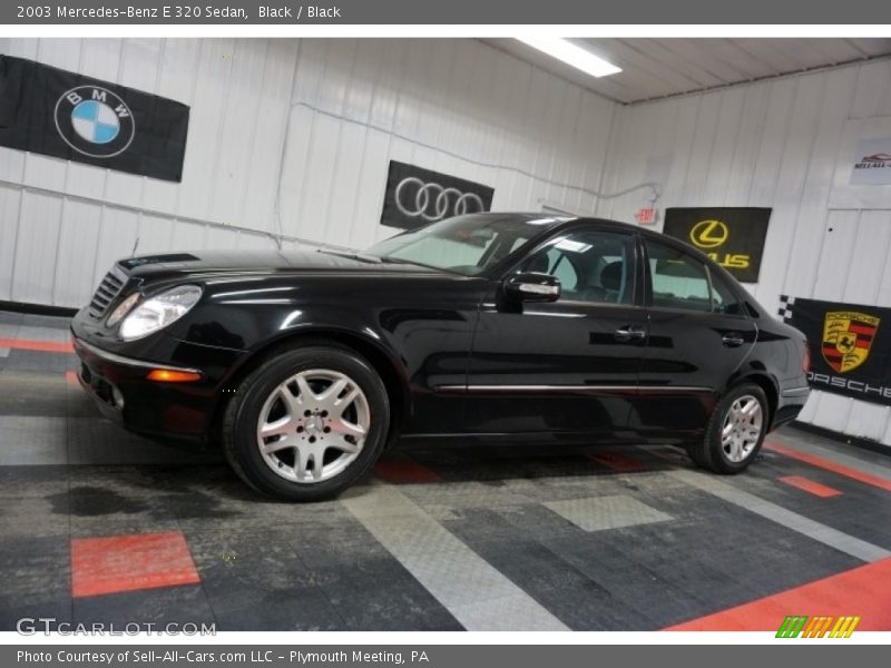 Black / Black 2003 Mercedes-Benz E 320 Sedan
