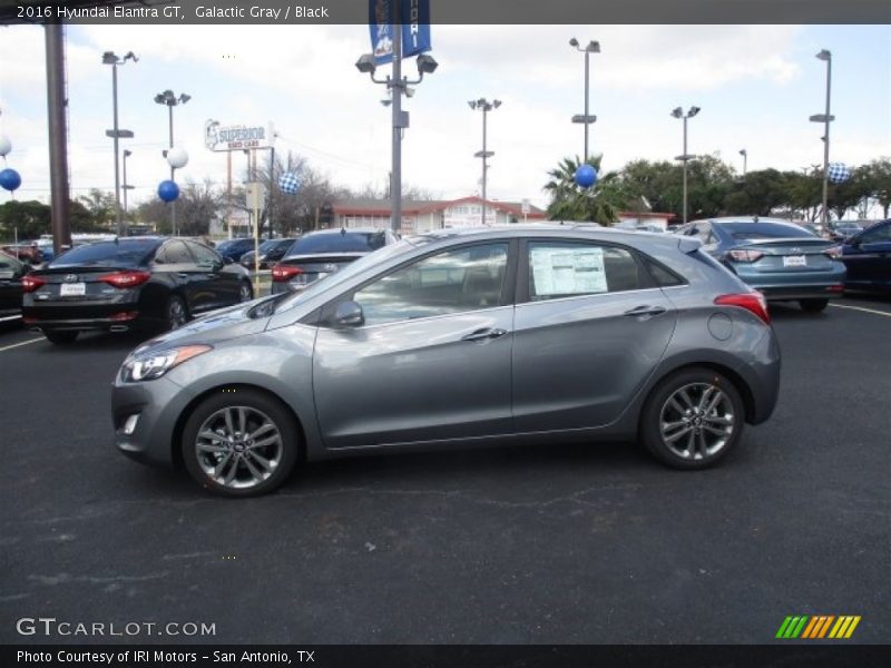 Galactic Gray / Black 2016 Hyundai Elantra GT