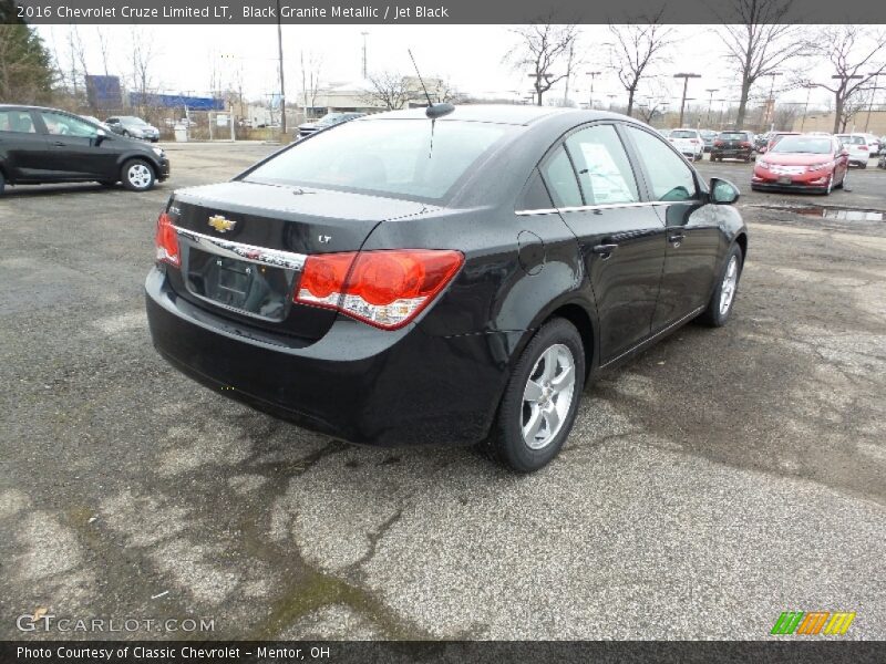 Black Granite Metallic / Jet Black 2016 Chevrolet Cruze Limited LT