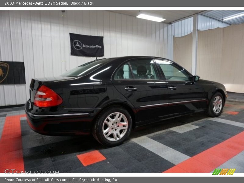 Black / Black 2003 Mercedes-Benz E 320 Sedan