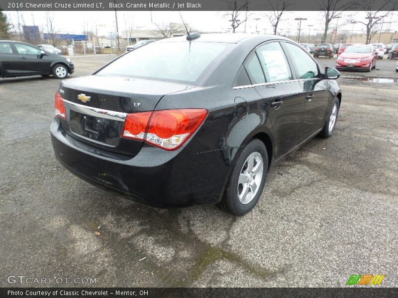 Black Granite Metallic / Jet Black 2016 Chevrolet Cruze Limited LT