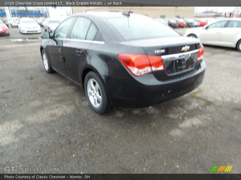 Black Granite Metallic / Jet Black 2016 Chevrolet Cruze Limited LT