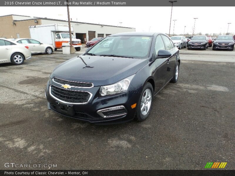 Blue Ray Metallic / Medium Titanium 2016 Chevrolet Cruze Limited LT