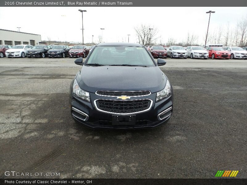 Blue Ray Metallic / Medium Titanium 2016 Chevrolet Cruze Limited LT