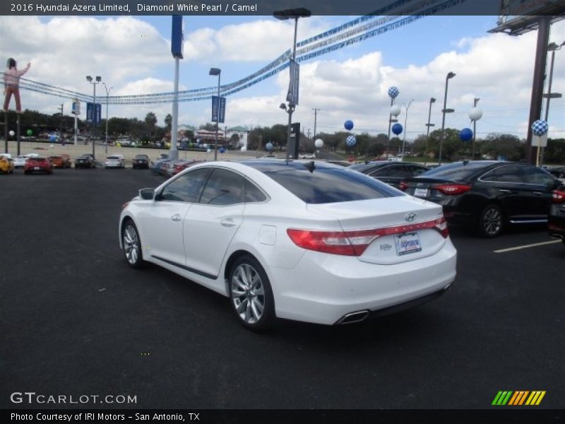 Diamond White Pearl / Camel 2016 Hyundai Azera Limited