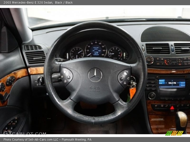 Black / Black 2003 Mercedes-Benz E 320 Sedan