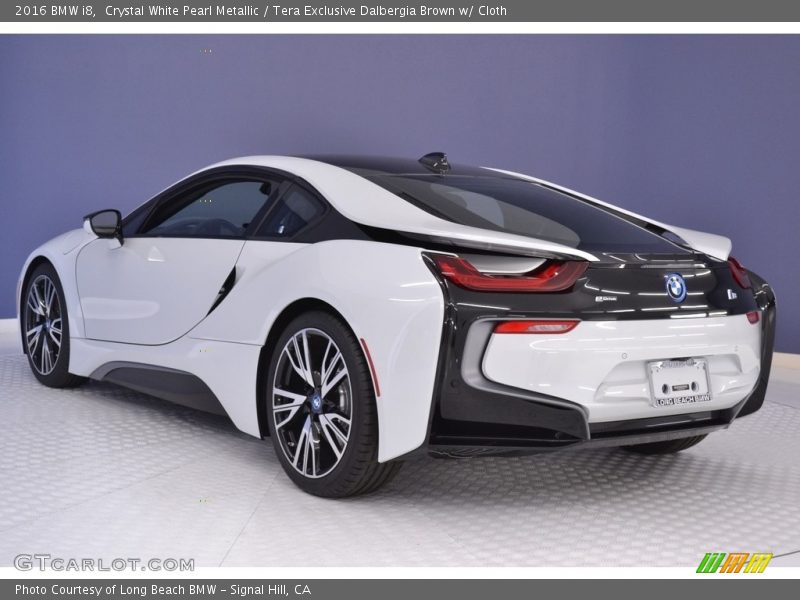 Crystal White Pearl Metallic / Tera Exclusive Dalbergia Brown w/ Cloth 2016 BMW i8