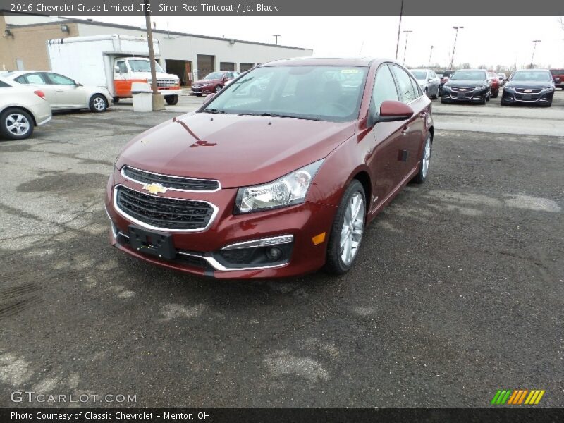 Siren Red Tintcoat / Jet Black 2016 Chevrolet Cruze Limited LTZ