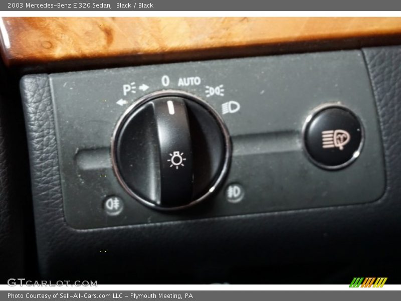 Black / Black 2003 Mercedes-Benz E 320 Sedan