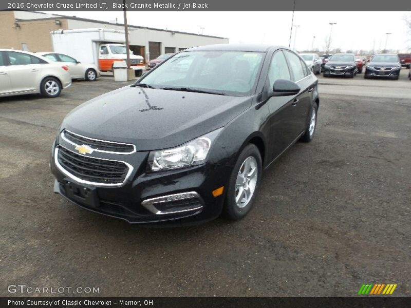 Black Granite Metallic / Jet Black 2016 Chevrolet Cruze Limited LT